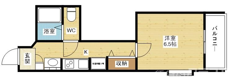 CASAMT東三国の間取り