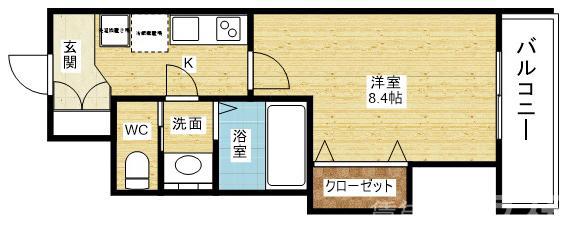 Luxe新大阪南の間取り
