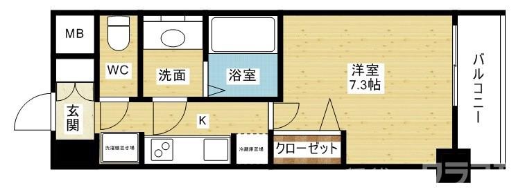 S-RESIDENCE新大阪駅前の間取り