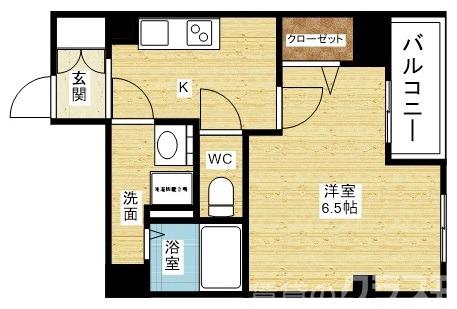 グランパシフィック木川東の間取り