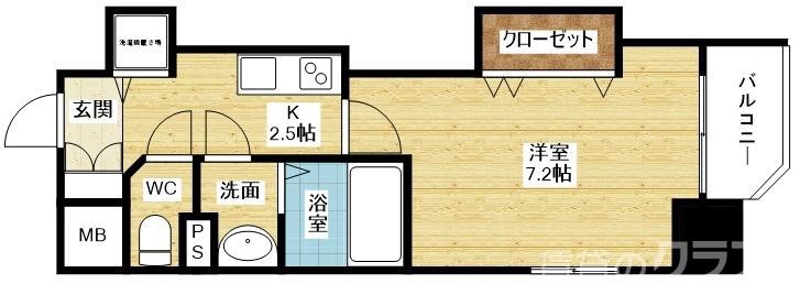 Luxe十三の間取り