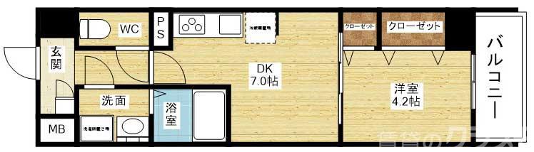 ベラルーチェ十三の間取り