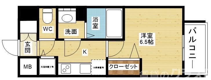 メインステージ新大阪の間取り
