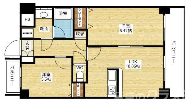 東明マンション壱番館の間取り