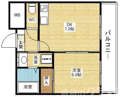 第5浦濱ビレッジの間取り