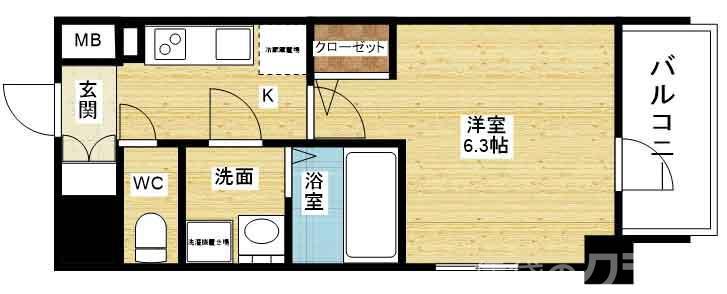 エスリード新大阪ヴェルデの間取り