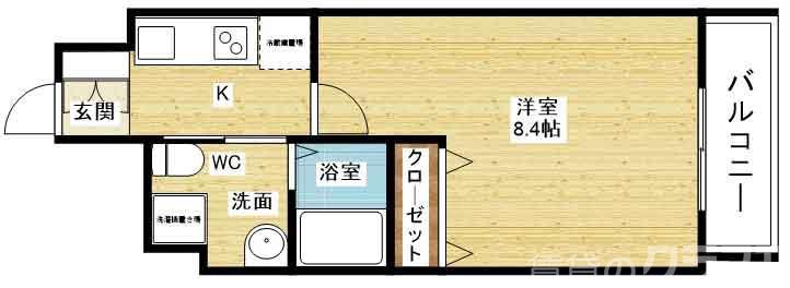 パークヒルズ東三国Visionの間取り