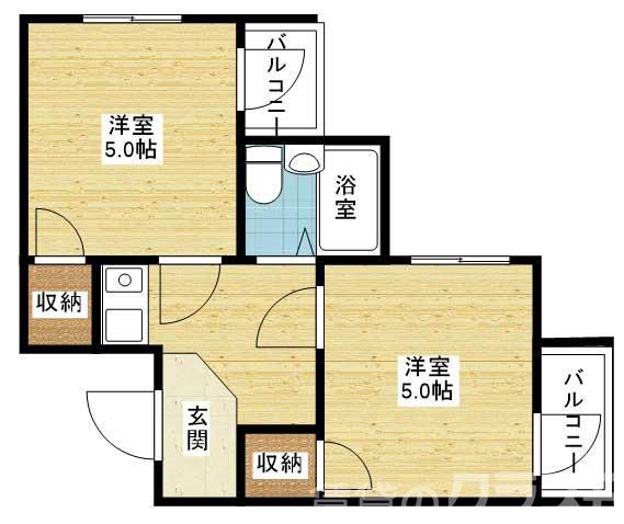 アメニティー新大阪4番館の間取り