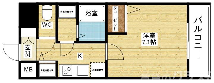 LaDouceur新大阪の間取り