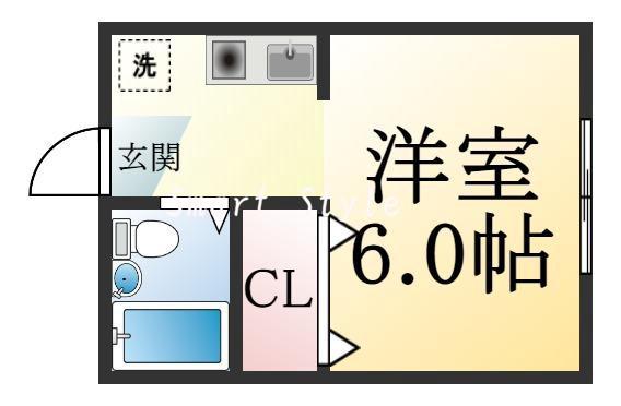 泉が丘の完工年月(2001年1月)築の賃貸アパートの間取り