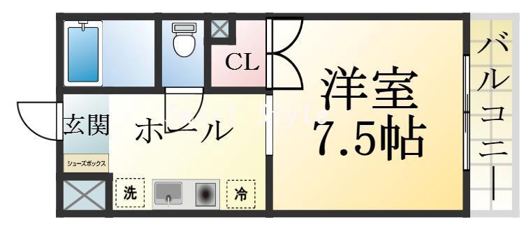 エスポワール須磨の間取り