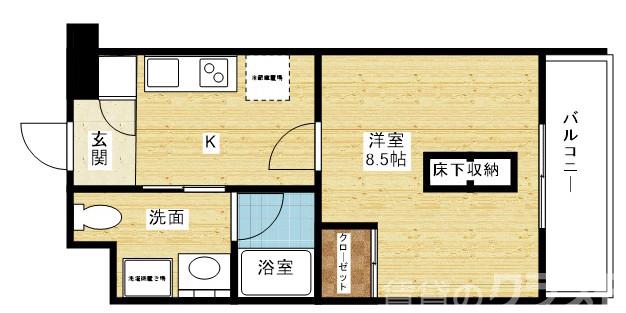 EbyU新大阪の間取り