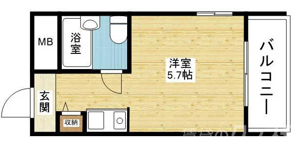 朝日プラザアクシス東淀川の間取り