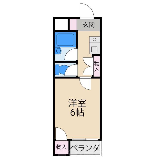 シャンティ上島の間取り