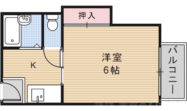 平田ハイツの間取り