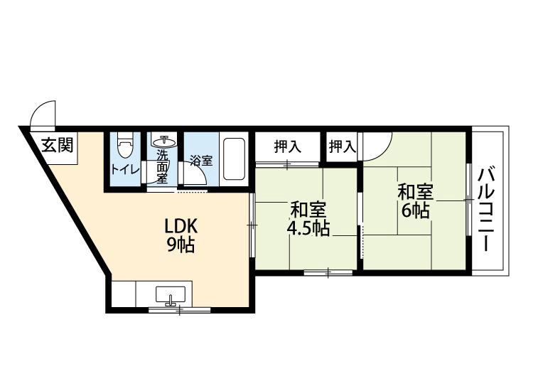 マンション島村の間取り