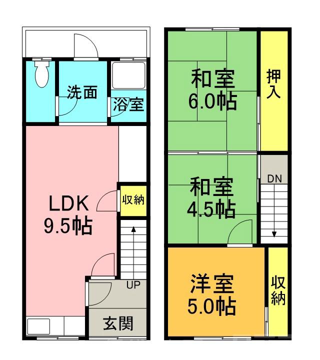 清水錦住宅の間取り