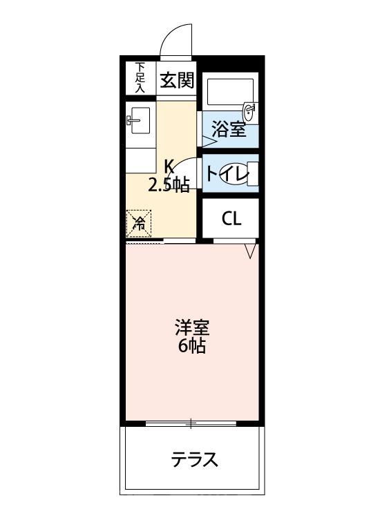 アネックス北巣本の間取り