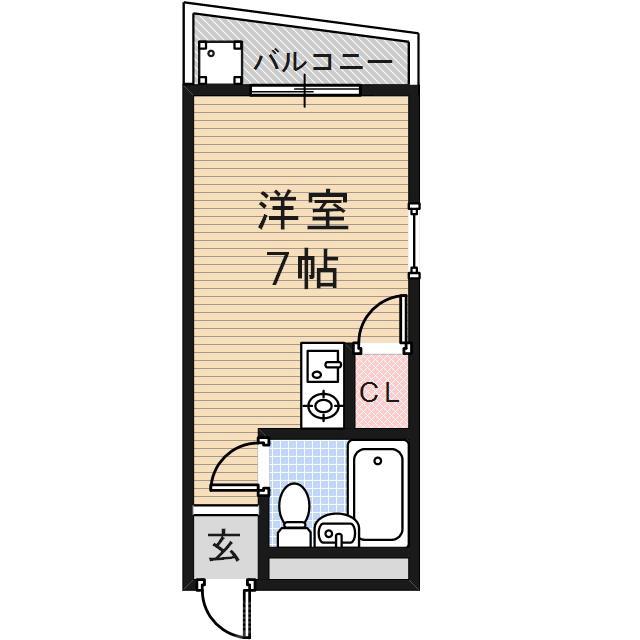 千功ハイツの間取り