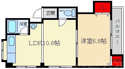 ビラネージュ香里の間取り
