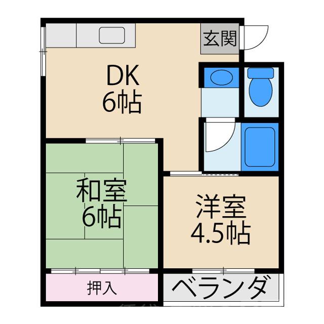 第1松田ハイムの間取り
