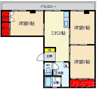 池田グランドコーポの間取り