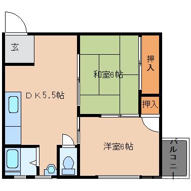 香里園ハウスの間取り