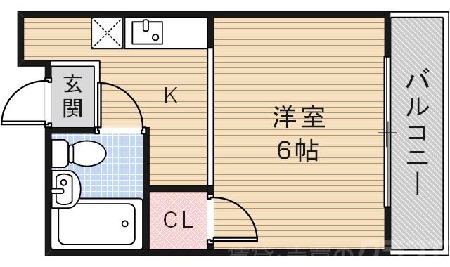 ハイツ北之町A棟の間取り
