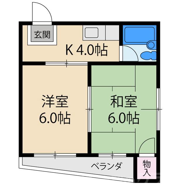 トレンディ黒原の間取り