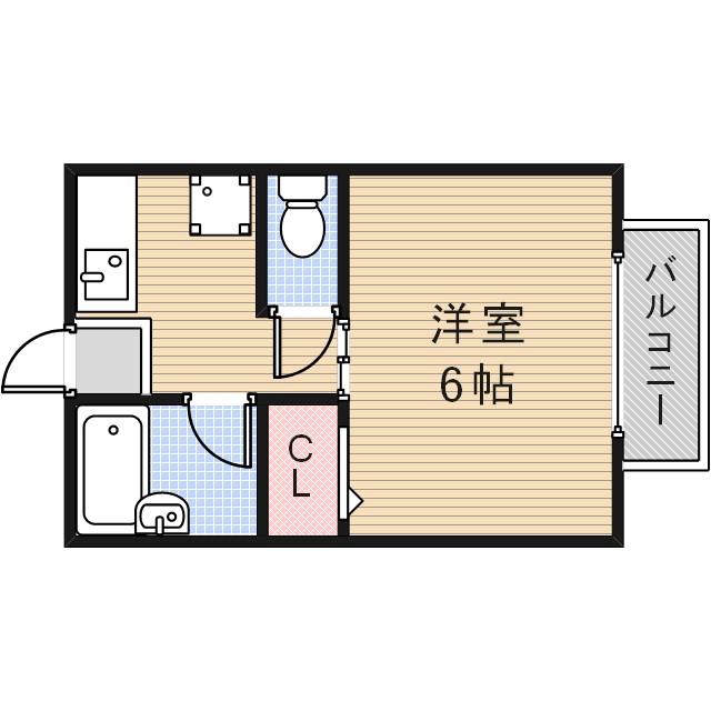 ハイツ蔵の間取り