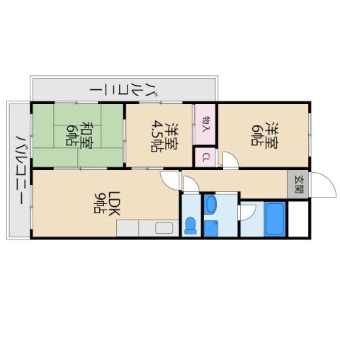 グランデールの間取り