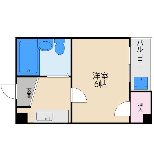 JPアパートメント寝屋川の間取り