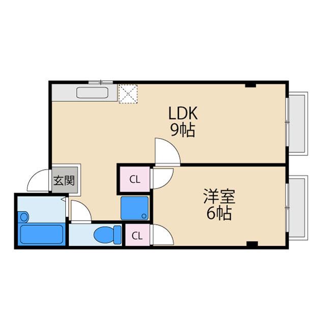 萱島ツインの間取り