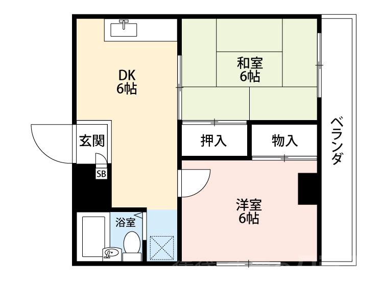 香里ロイヤルプラザの間取り