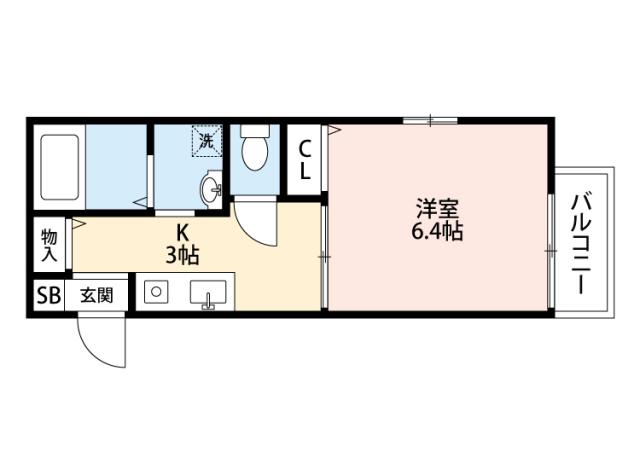 シャーメゾン寝屋川の間取り