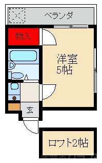 レオパレス21寝屋川第三の間取り