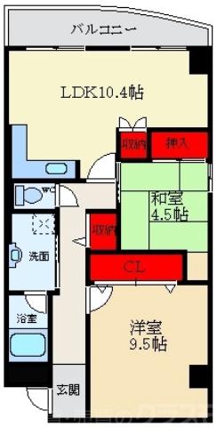ヴェルデエスパシオの間取り