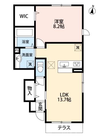 フェリーチェSAIDOの間取り