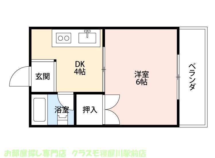 中野パーソナルマンションの間取り