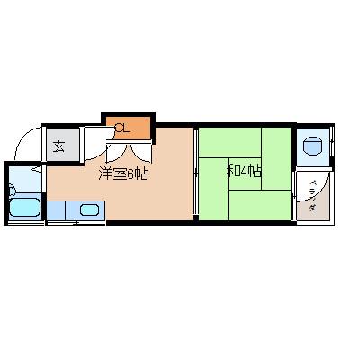 山本ハイツの間取り