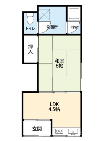 西川第2住宅の間取り