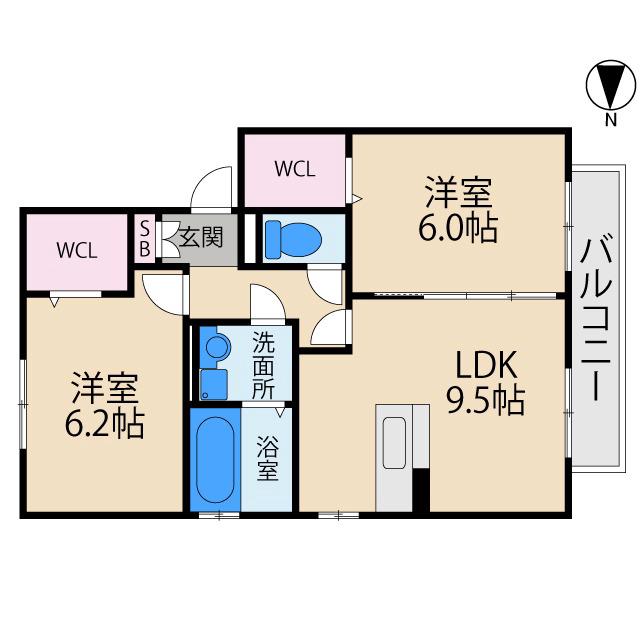 アムールの間取り