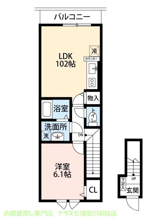 Bentornatiの間取り