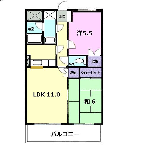 グレイシィフジの間取り