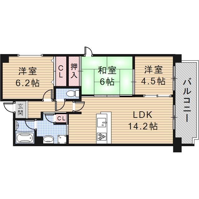 パレビバスの間取り