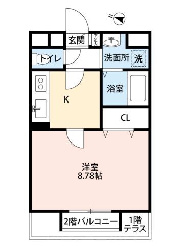 アムール砂Ⅲの間取り