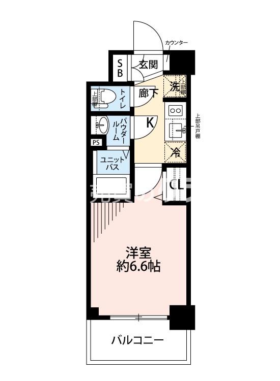 プレサンスOSAKA DOMECITYスクエアの間取り
