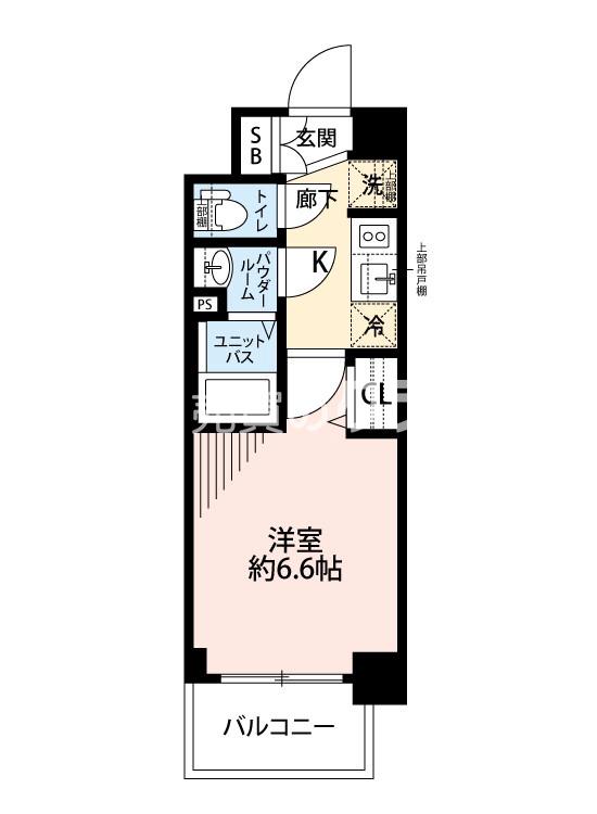 プレサンスOSAKA DOMECITYスクエアの間取り