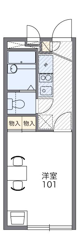 レオパレス田井町の間取り