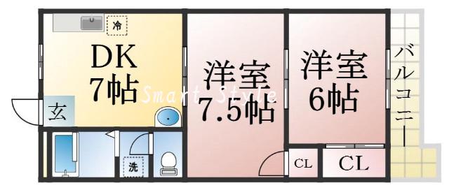 オレンジHILL・Tの間取り